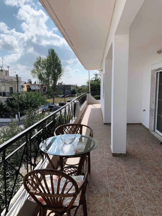 Dimitra House Entire Apartment With Balcony And View Pherrai ภายนอก รูปภาพ